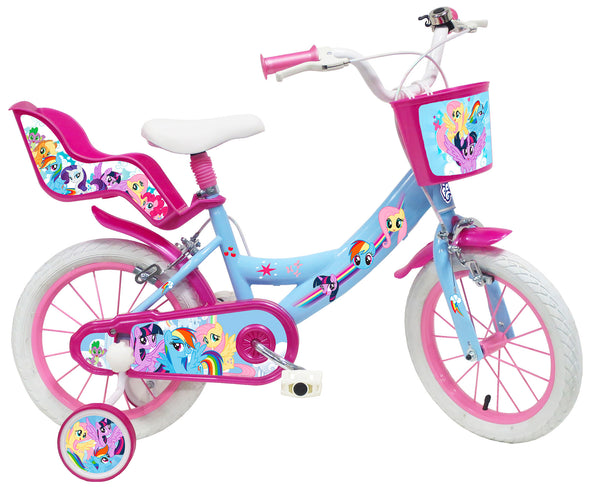 Bicicletta per Bambina 14” 2 Freni My Little Pony Azzurra sconto
