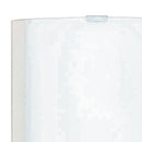 Applique Vetro Fascia Bianca Quadrata Lampada da Parete Moderna E27 Ambiente 180/01812-2