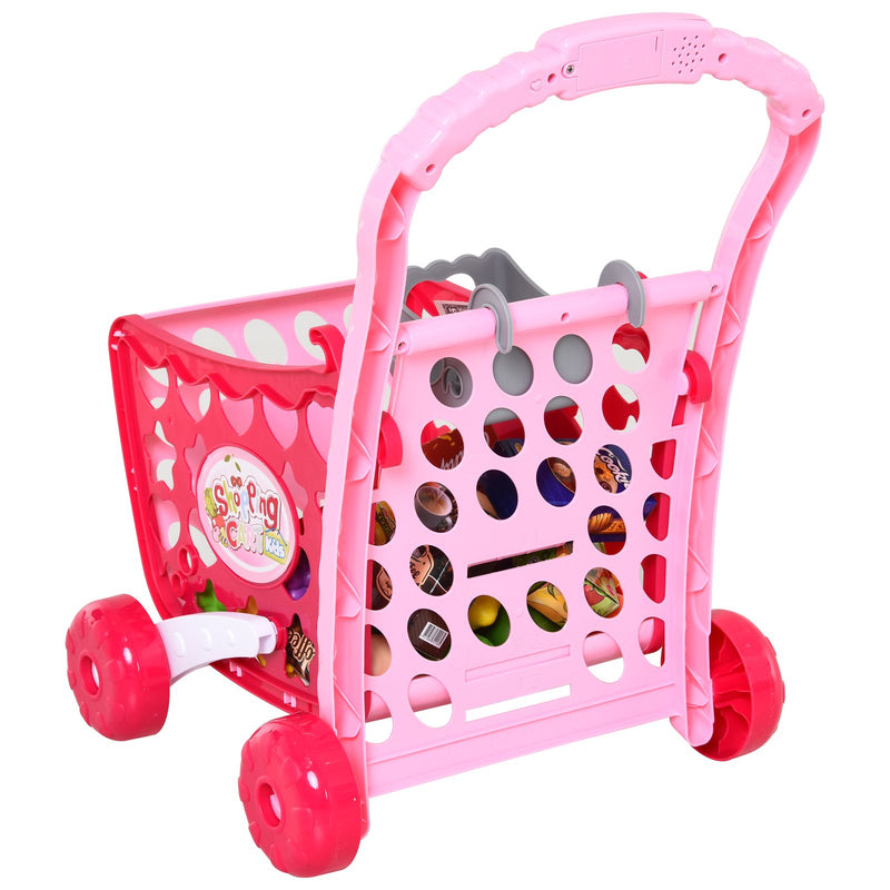 Carrello Giocattolo Spesa per Bambini 41,5x33,5x48,5 cm Rosa – acquista su  Giordano Shop