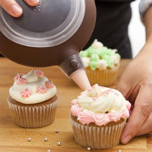 Decomax Contenitore Decoratore di Torte e Biscotti in Silicone con 6 ...