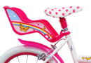 Bicicletta per Bambina 16" 2 Freni  Unicorno Bianca/Rosa-5