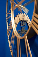 Orologio da Muro Ø 60 cm Ticking in Acciaio Oro-3