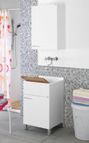 Mobile Lavatoio in Legno 45x71x30 cm Bianco Laccato-1