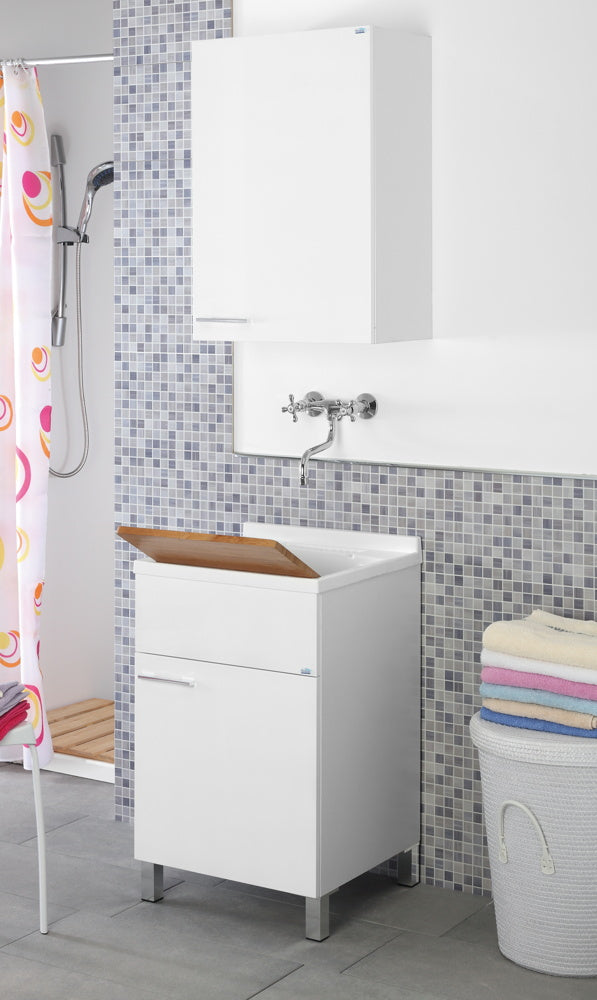 Pensile 50Cm Bianco Laccato-1