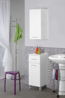 Mobile da Bagno Base Singola 33Cm Laccato Bianco-1