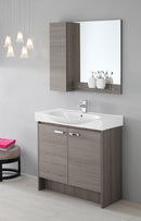 Mobile da Bagno Composizione Bagno 90Cm Rovere Scuro Special 90-1
