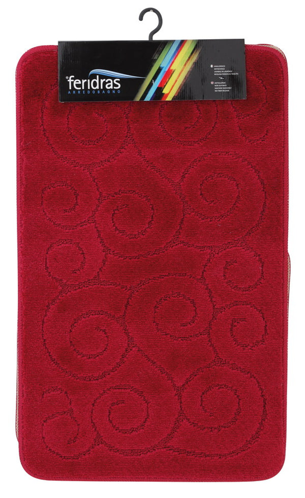 acquista Tappeto Polipropilene Riccio 50X80 Rosso