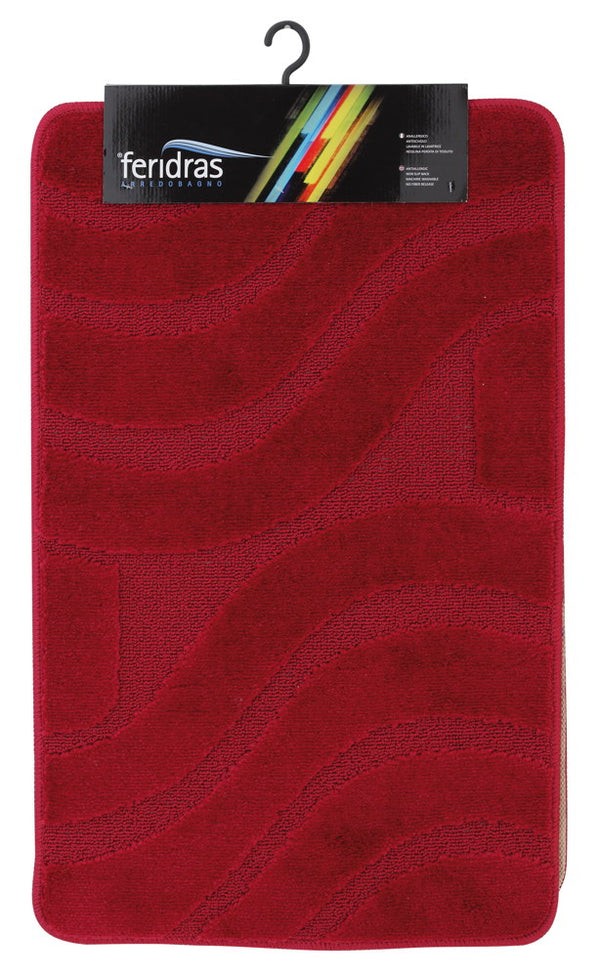 Tappeto Polipropilene Onda 50X80 Cm Rosso acquista