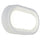 Lampada Plafoniera 18W a Led Smd Ovale Grande Colore Bianco per Esterno Linea Loft Sovil