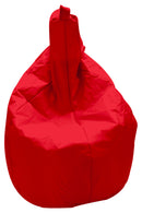 Poltrona a Sacco Pouf in Nylon Rossa Avalli-1