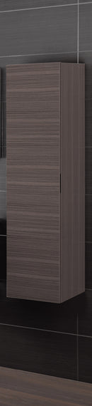 Mobile da Bagno Pensile in Mdf Marrone 120X30X30 Cm-1