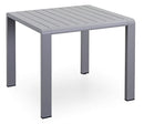 Tavolo da Giardino 90x88,5x75 cm in Alluminio Kraus Modigliani Grigio-1