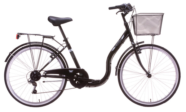 Bicicletta City pre Donna 26” 6V in Acciaio Capucine Nera acquista