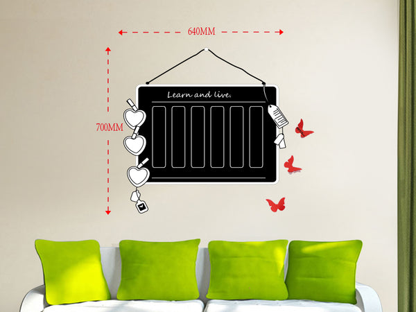 prezzo Sticker da Muro Scrivibile Hanger 64x70 cm Plastica