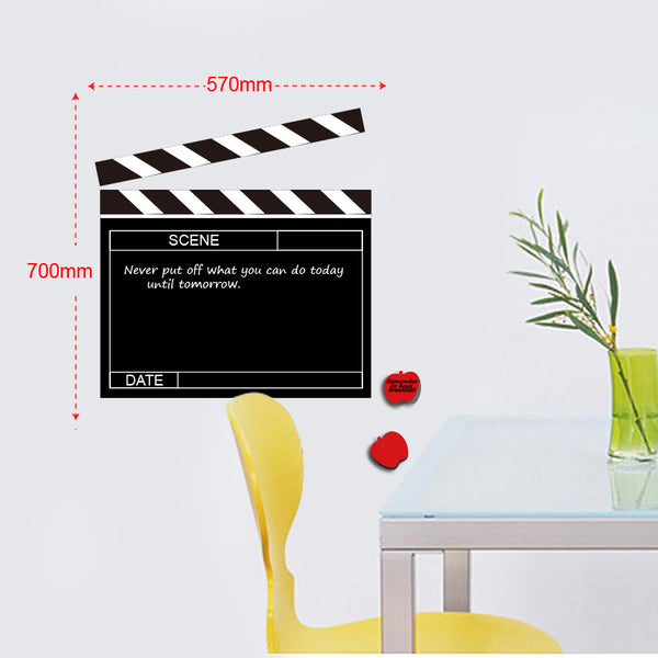 prezzo Sticker da Muro Scrivibile Ciak 57x70 cm Plastica