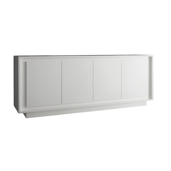 Mobile Buffet 4 Ante 207x50x80 cm in Legno TFT Frame Bianco Opaco online