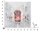 Dipinto su Tela Tram 80x3x80 cm in Legno e canvas-10