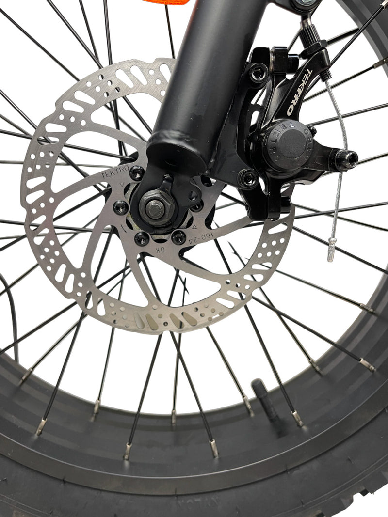 Fat-Bike Bicicletta Elettrica Pieghevole 36V a Pedalata Assistita 20" 250W Sand 400 Nera-9