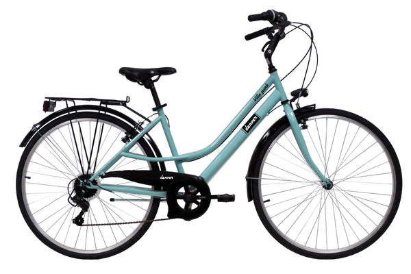 Bicicletta da Trekking Donna 28” 6V in Acciaio Manhattan Verde acquista