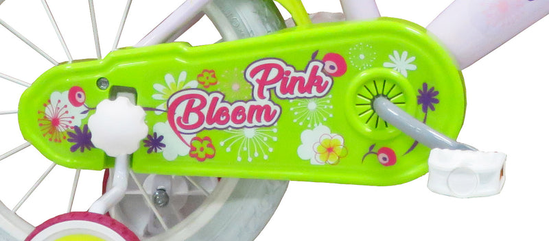 Bicicletta per Bambina 16" 2 Freni  Pink Bloom Rosa-6