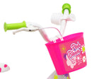 Bicicletta per Bambina 12" 2 Freni Gomme in EVA Pink Bloom Rosa-4