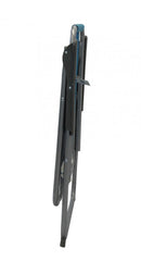 Spiaggina Pieghevole 52x37x38,5/78h cm in Acciaio Azzurro-4