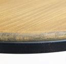 Tavolino Arkell 56x56x66,5 h cm in Legno Nero-5