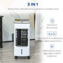 Raffrescatore Ventilatore Evaporativo 4 Litri 75W con Telecomando Bianco Seconda Scelta-10