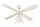 Ventilatore da Soffitto con 4 Pale e Lampada Ø106cm 3 Velocità  Kooper Windy Bianco