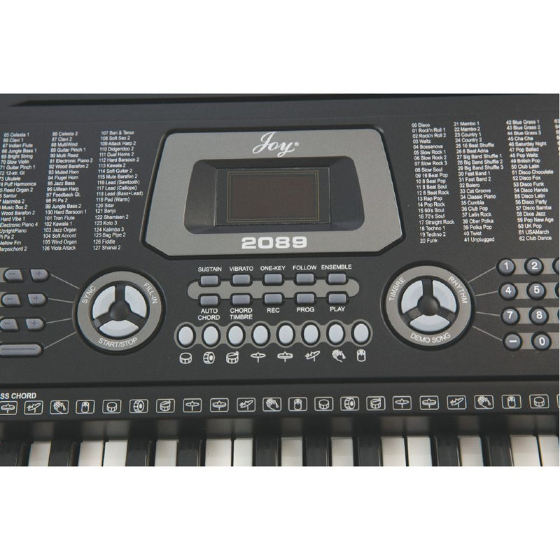 Tastiera Elettronica 61 Tasti Piano Digitale 255 Ritmi 255 Toni Kooper  Nera-4