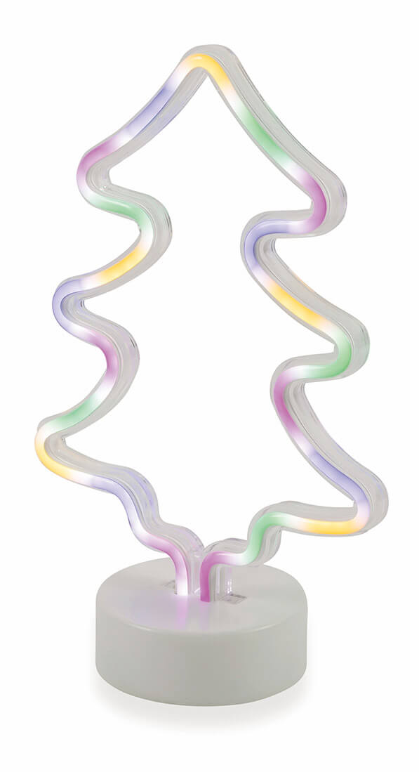 online Albero di Natale Luminoso Neon a Led H29,5 cm Soriani Multicolor