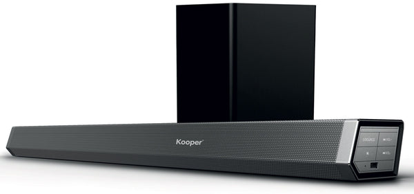 acquista Soundbar 2.1 con Subwoofer Wireless 80W Kooper Blues Speaker Nero