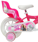 Bicicletta per Bambina 12" 1 Freno Gomme in EVA Barbie Rosa-2