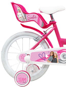 Bicicletta per Bambina 16" 2 Freni  Barbie Rosa-2