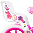 Bicicletta per Bambina 12” 1 Freno Gomme in EVA Flowers Rosa-4
