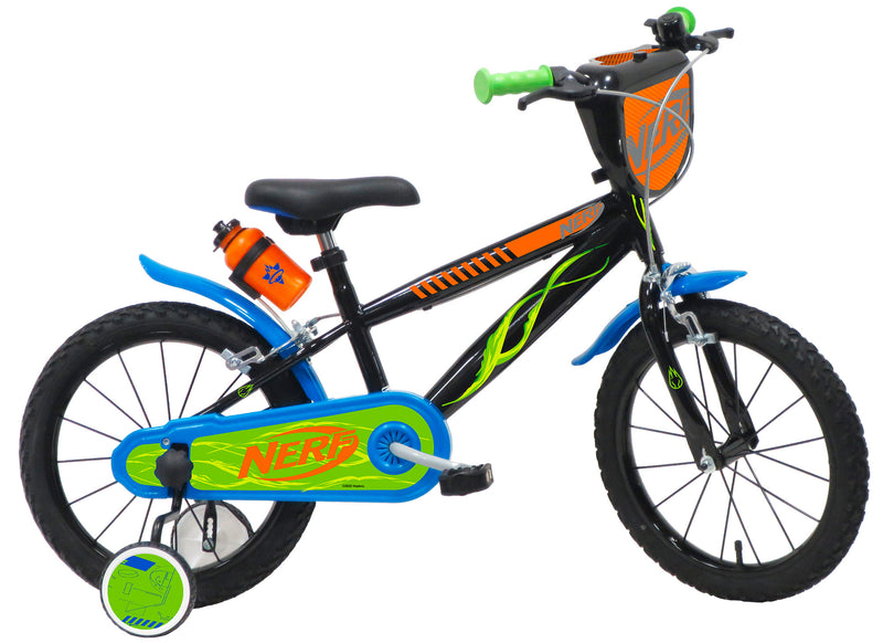 Bicicletta per Bambino 16” 2 Freni Nerf Nera-1