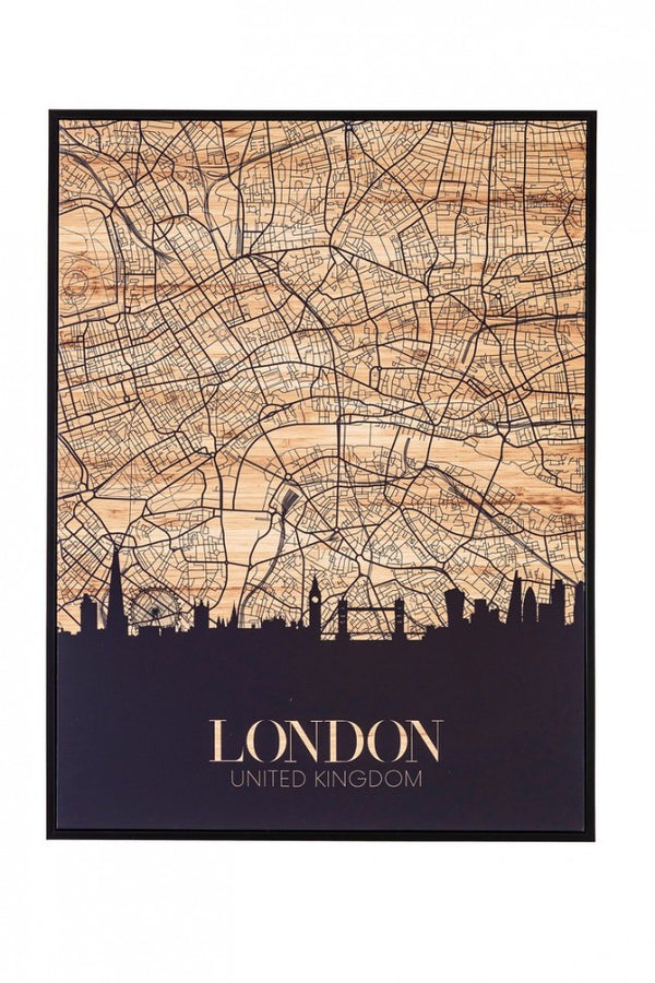 Quadro Città di Londra 60x3,2x80 cm in Stampa su Tela acquista