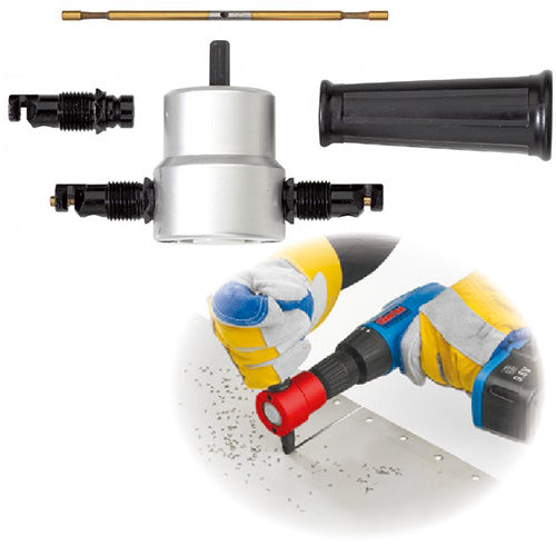 Roditrice Taglia Lamiere per Trapano Doppia Testa per Tagli Diritto e Circolare acquista