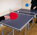 Tavolo da Ping Pong Pieghevole 76,5x102,5x181 cm con Kit Racchette e Palline-9