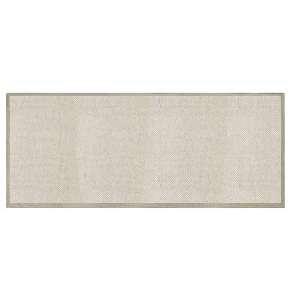 prezzo Tappeto Bagno Design Trama Semplice 50x150 cm in Cotone Bianco