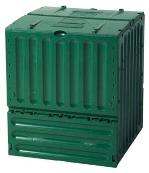 Compostiera da Giardino 600L 80x80x95 cm Verdemax Composter Verde acquista