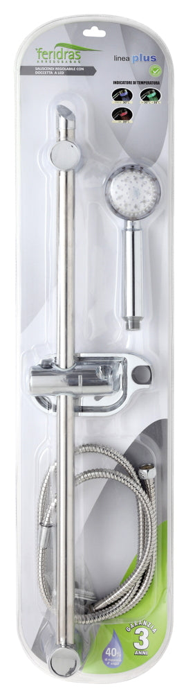 Saliscendi Doccia Cromato a Led-2
