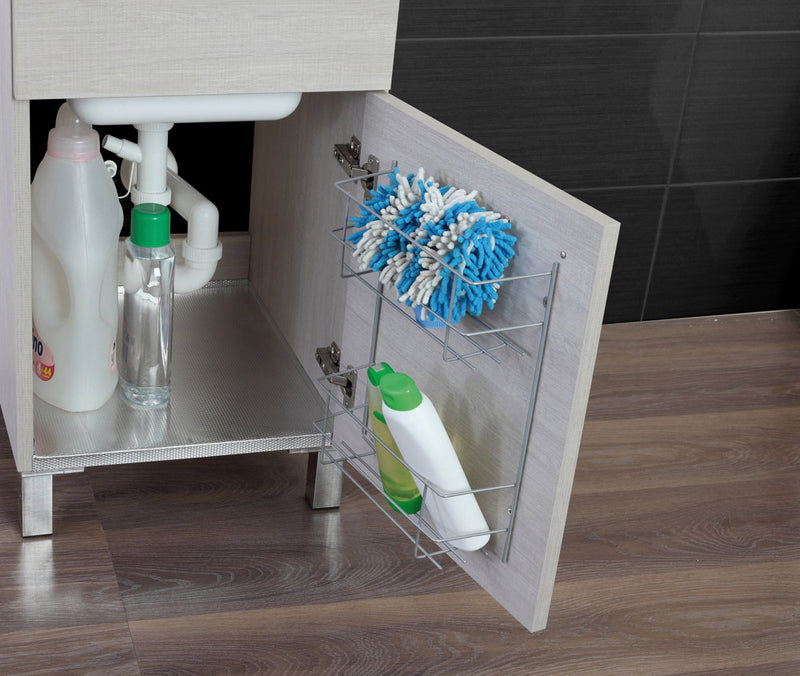 Mobile Lavatoio in Legno 45Cm Rovere Chiaro-2