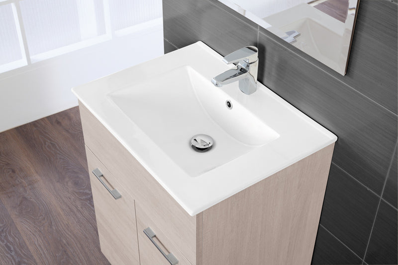 Mobile da Bagno Composizione Rovere Chiaro 60Cm-2