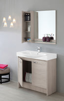 Mobile da Bagno Composizione Bagno 90Cm Rovere Chiaro Special 90-2