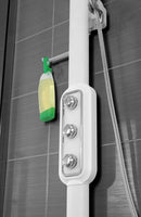 Colonna Doccia in Alluminio Bianco e Azzurro Moon-2