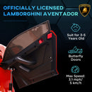 Macchina Elettrica per Bambini 12V con Licenza Lamborghini Aventador SVJ Roadster Rosso-4