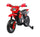 Moto Cross Elettrica per Bambini 6V con Rotelle Rosso