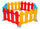 Staccionata Recinto Multiuso per Bambini 135x155x52 cm Multicolor