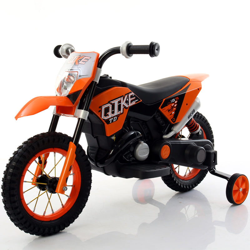 Moto Elettrica per Bambini 6V Babyfun Arancione-1